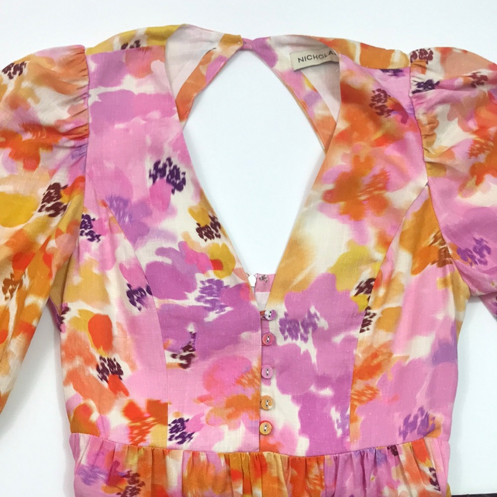 Nicolas linen/cotton dress, size 8, NWT - Picture 6 of 10